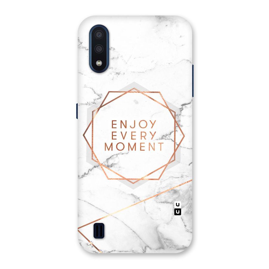 Enjoy Every Moment Back Case for Galaxy M01