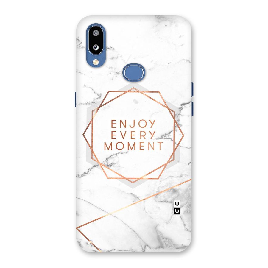Enjoy Every Moment Back Case for Galaxy M01s