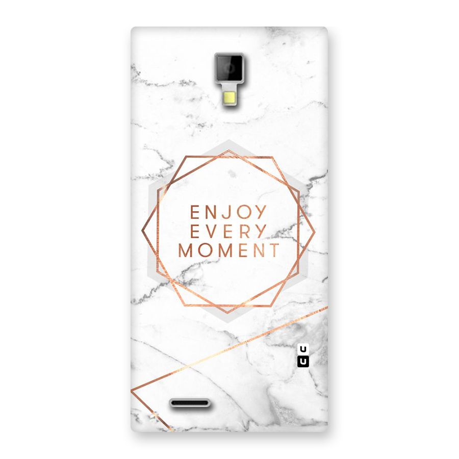Enjoy Every Moment Back Case for Micromax Canvas Xpress A99