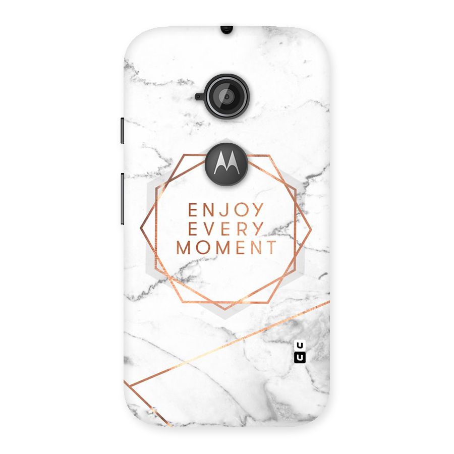Enjoy Every Moment Back Case for Moto E 2nd Gen