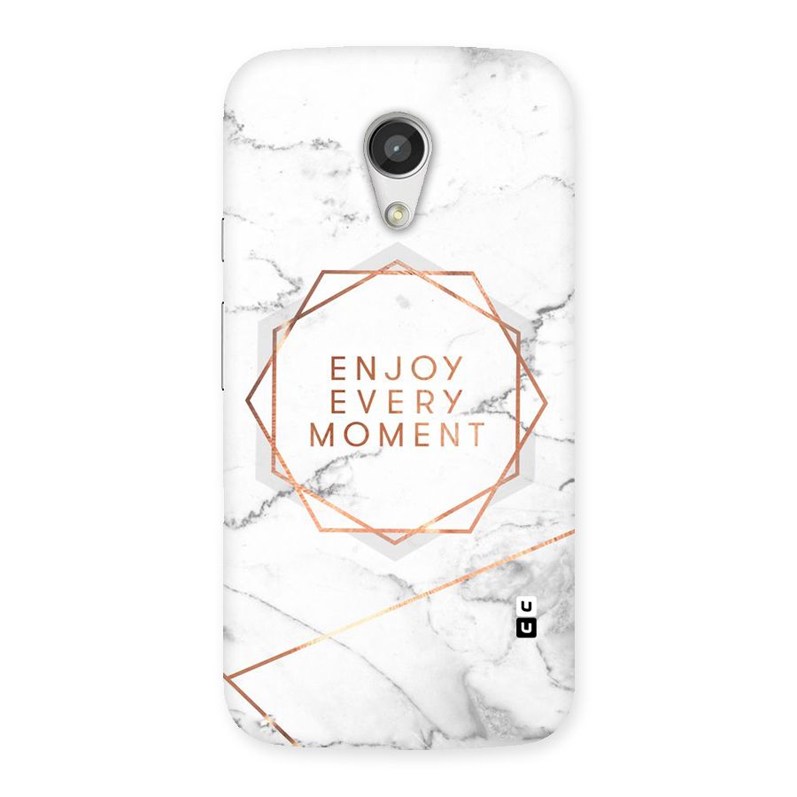 Enjoy Every Moment Back Case for Moto G 2nd Gen