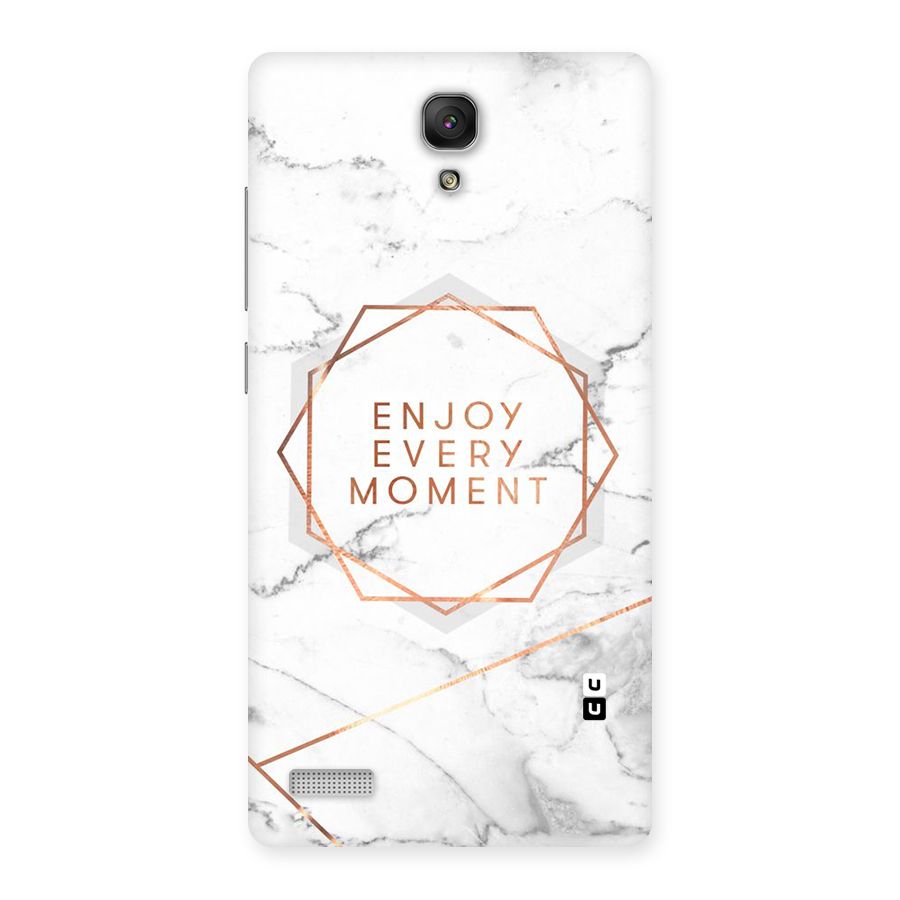 Enjoy Every Moment Back Case for Redmi Note