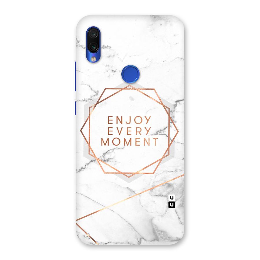 Enjoy Every Moment Back Case for Redmi Note 7S