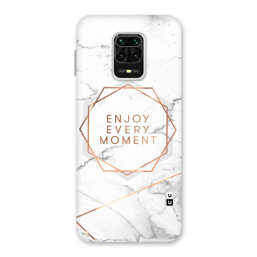 Enjoy Every Moment Back Case for Redmi Note 9 Pro
