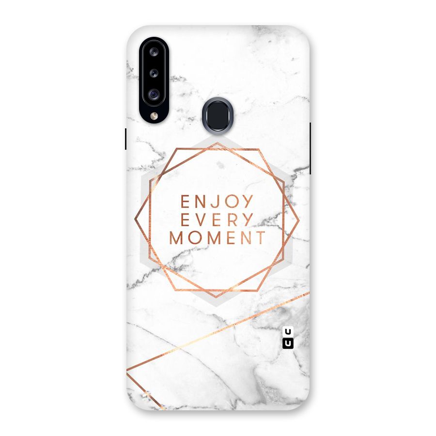 Enjoy Every Moment Back Case for Samsung Galaxy A20s