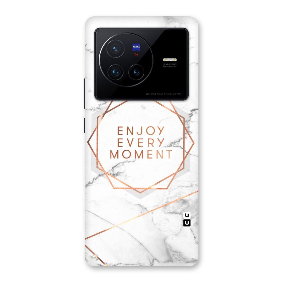 Enjoy Every Moment Back Case for Vivo X80