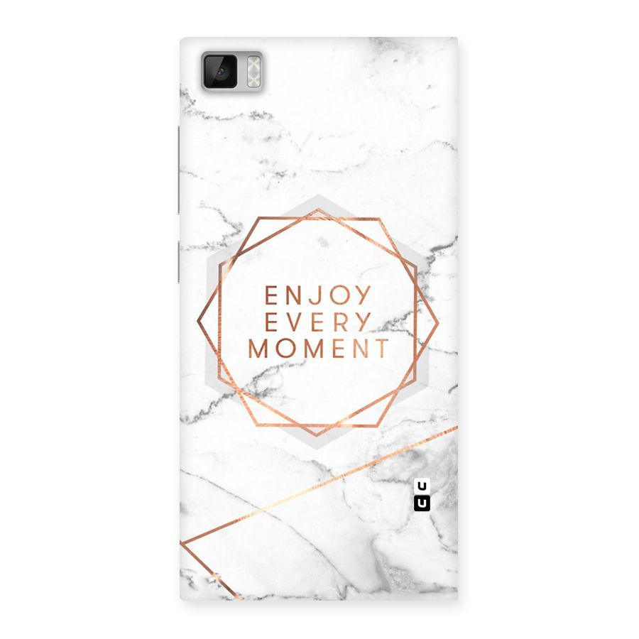 Enjoy Every Moment Back Case for Xiaomi Mi3