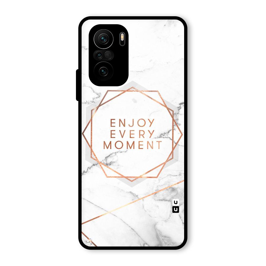 Enjoy Every Moment Glass Back Case for Mi 11X Pro