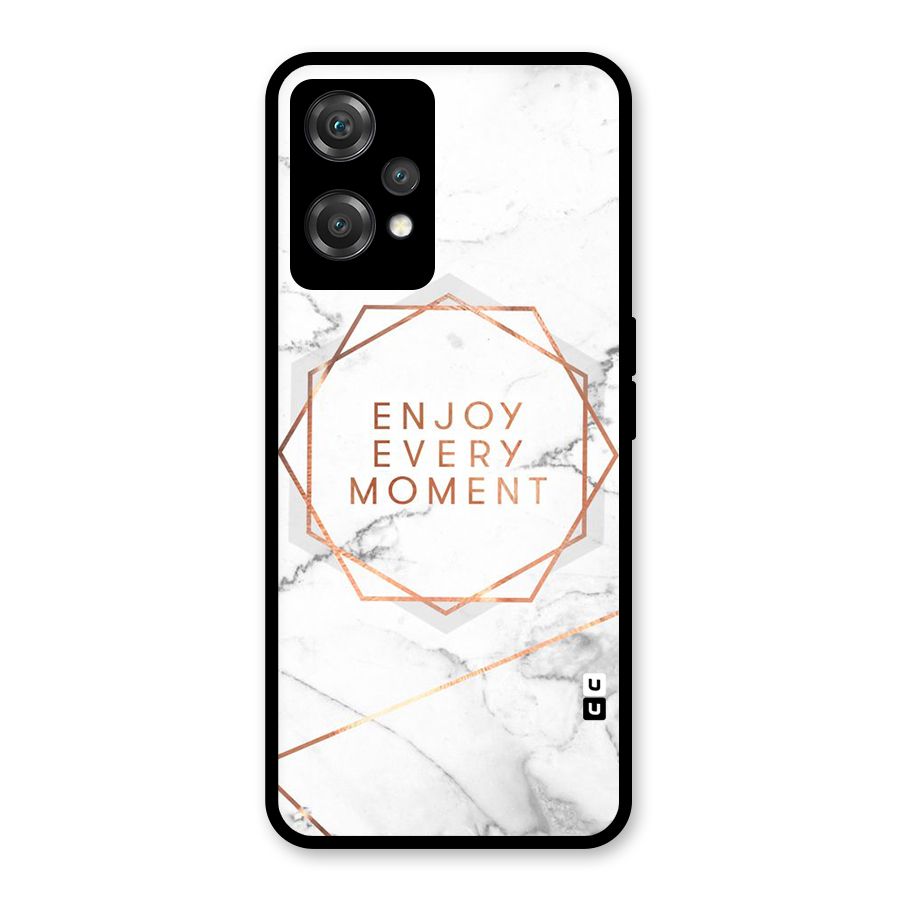Enjoy Every Moment Glass Back Case for OnePlus Nord CE 2 Lite 5G