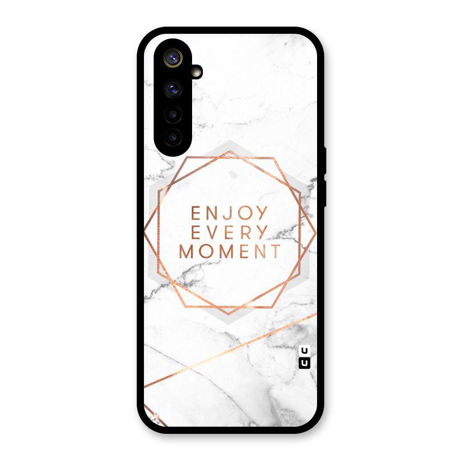 Enjoy Every Moment Glass Back Case for Realme 6i