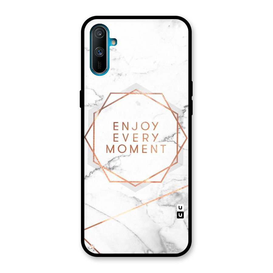 Enjoy Every Moment Glass Back Case for Realme C3