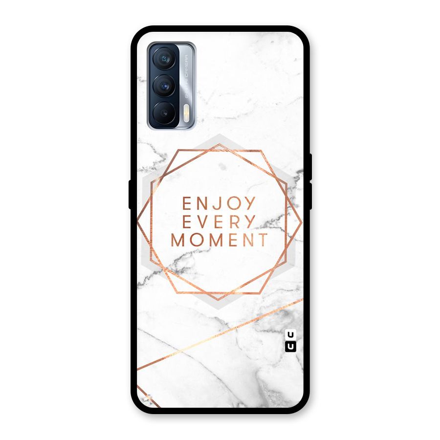 Enjoy Every Moment Glass Back Case for Realme X7