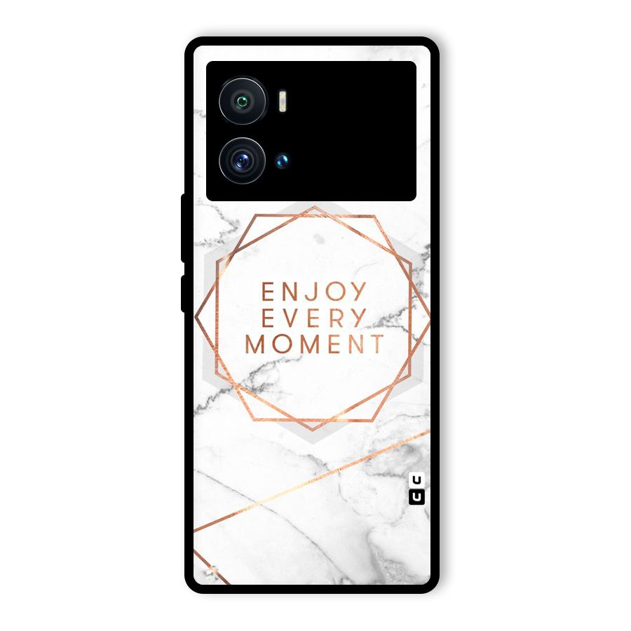 Enjoy Every Moment Glass Back Case for Vivo iQOO 9 Pro