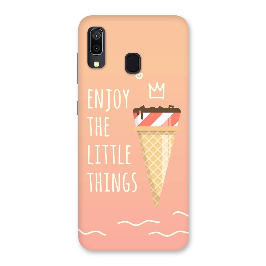 Enjoy the Little Things Back Case for Galaxy A30