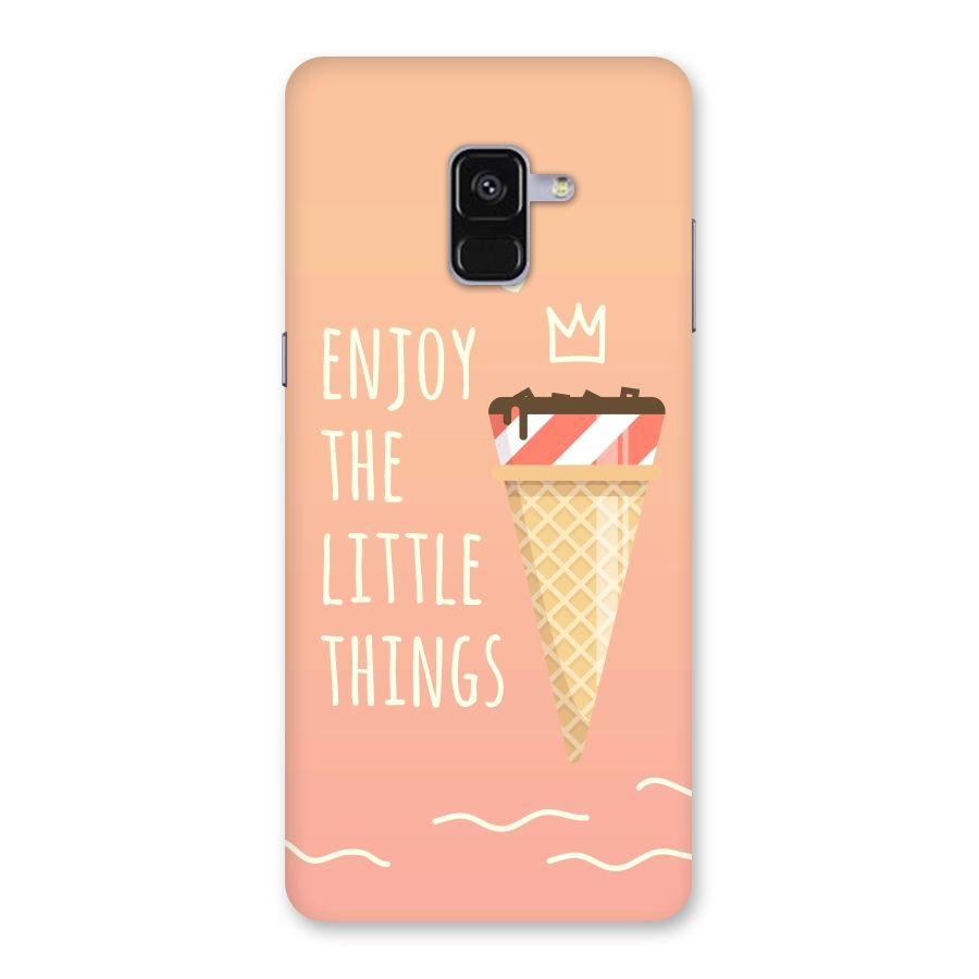 Enjoy the Little Things Back Case for Galaxy A8 Plus