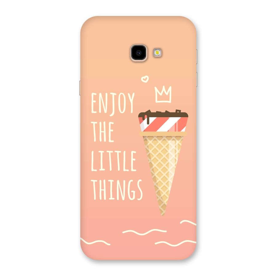 Enjoy the Little Things Back Case for Galaxy J4 Plus