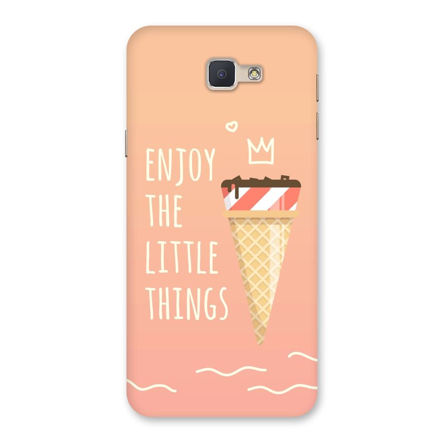 Enjoy the Little Things Back Case for Galaxy J5 Prime