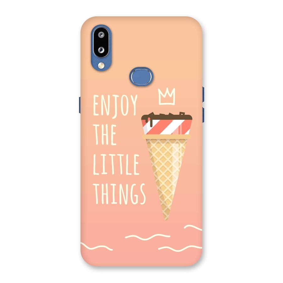 Enjoy the Little Things Back Case for Galaxy M01s