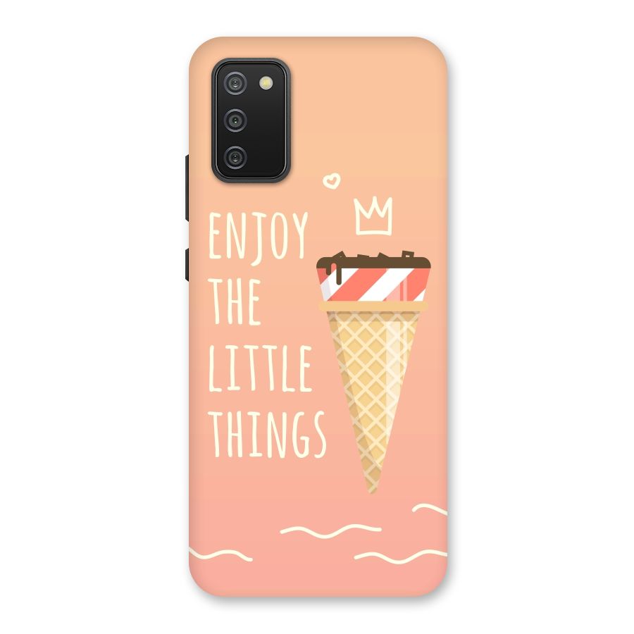 Enjoy the Little Things Back Case for Galaxy M02s