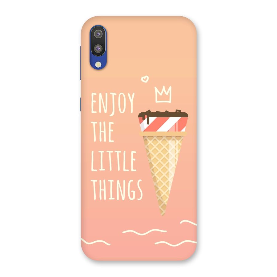 Enjoy the Little Things Back Case for Galaxy M10
