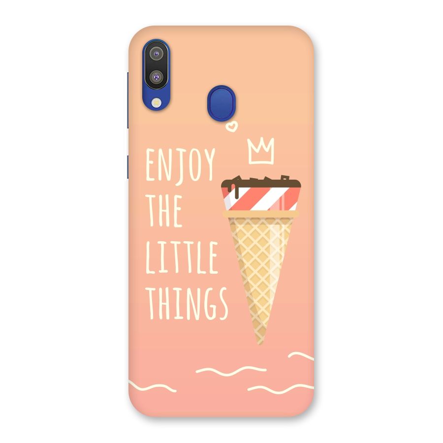 Enjoy the Little Things Back Case for Galaxy M20