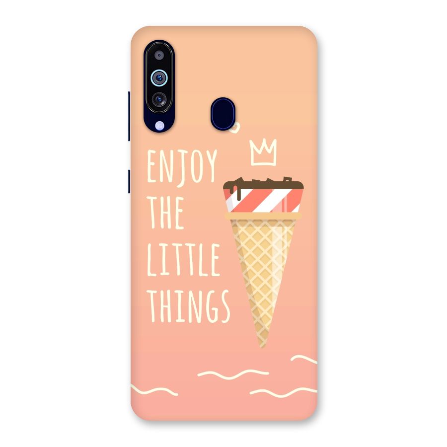 Enjoy the Little Things Back Case for Galaxy M40