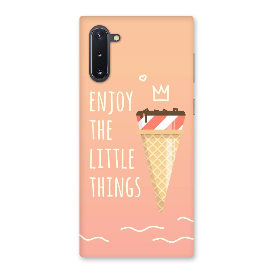 Enjoy the Little Things Back Case for Galaxy Note 10