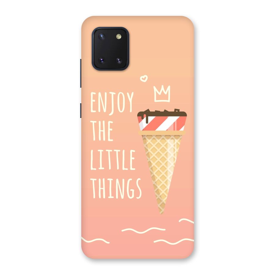 Enjoy the Little Things Back Case for Galaxy Note 10 Lite