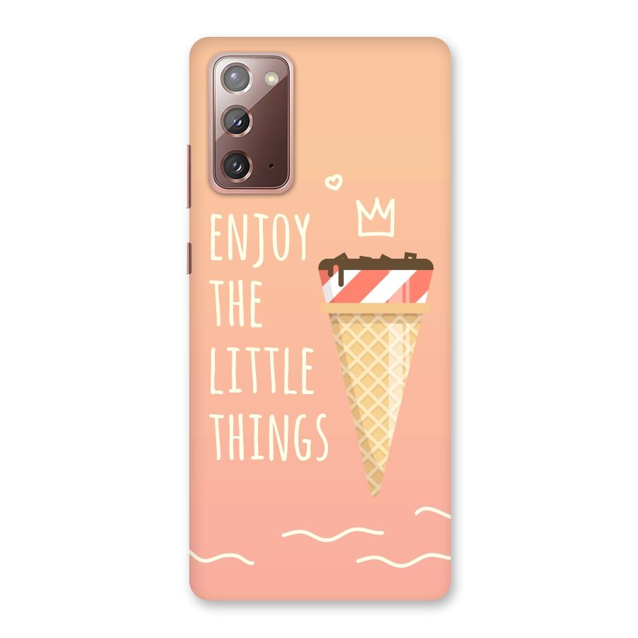 Enjoy the Little Things Back Case for Galaxy Note 20