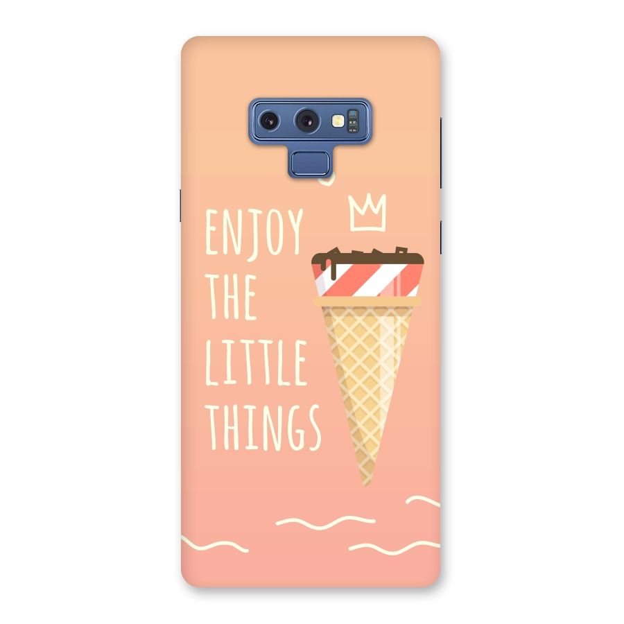 Enjoy the Little Things Back Case for Galaxy Note 9