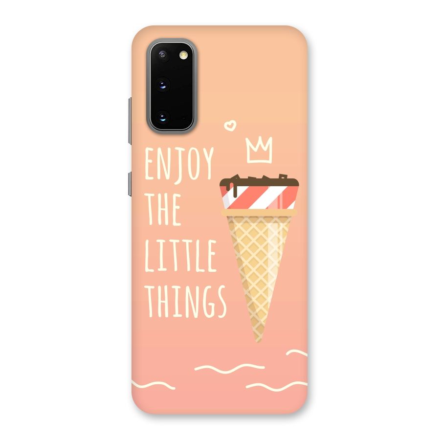 Enjoy the Little Things Back Case for Galaxy S20