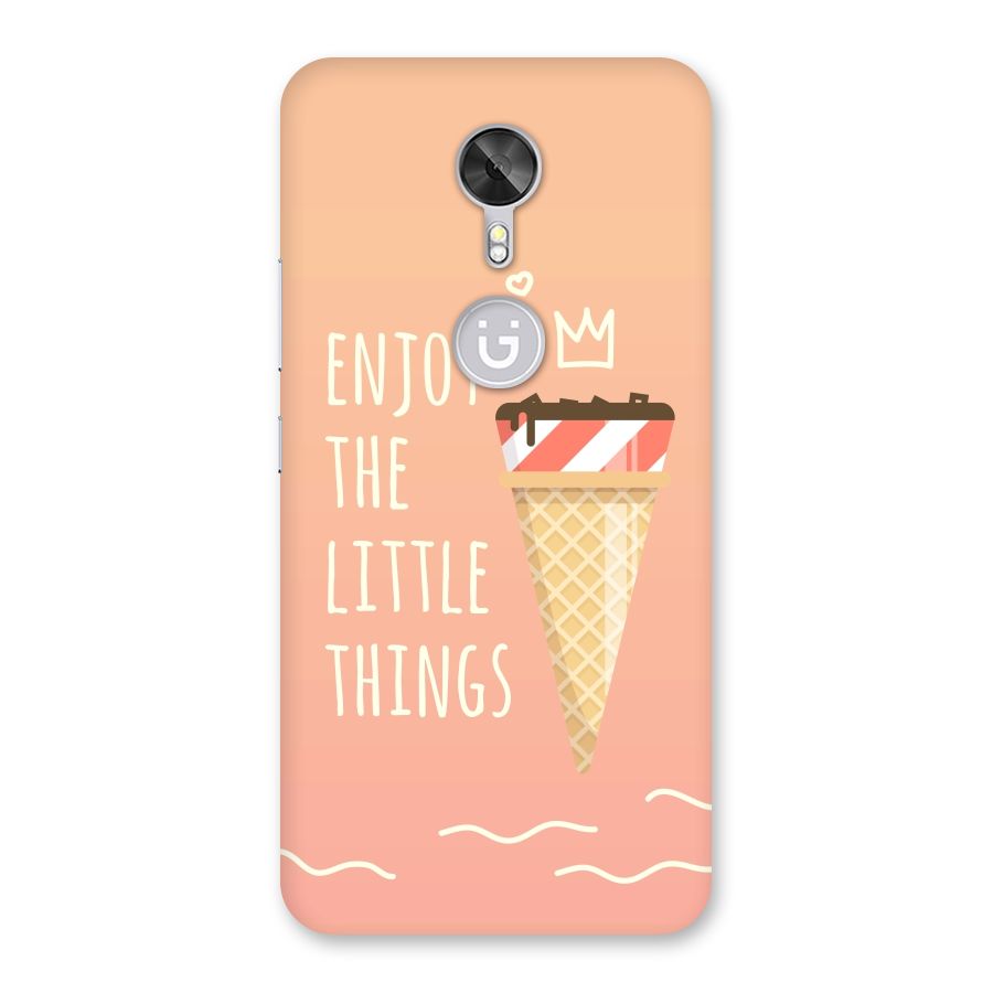 Enjoy the Little Things Back Case for Gionee A1