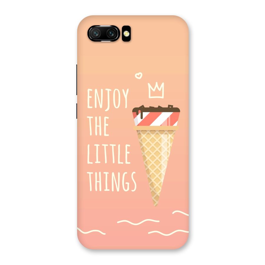 Enjoy the Little Things Back Case for Honor 10
