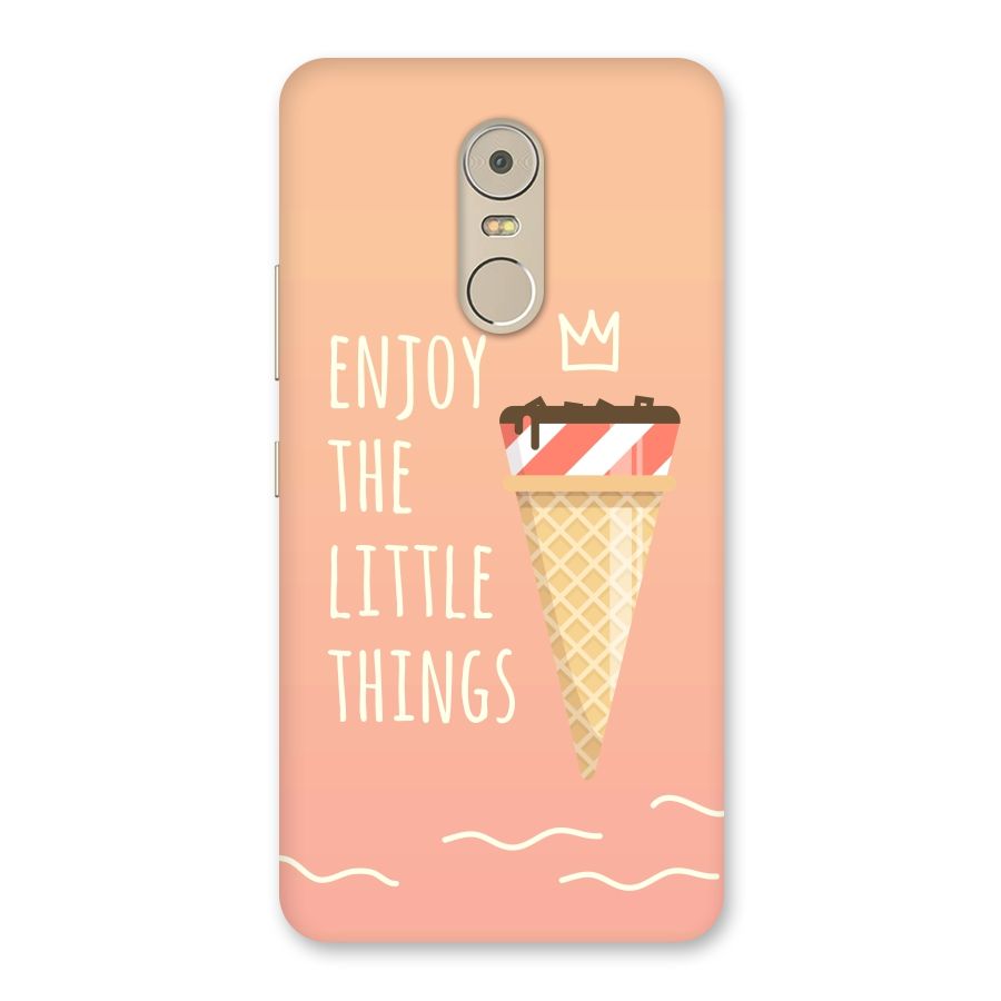Enjoy the Little Things Back Case for Lenovo K6 Note
