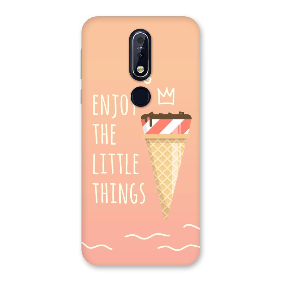 Enjoy the Little Things Back Case for Nokia 7.1