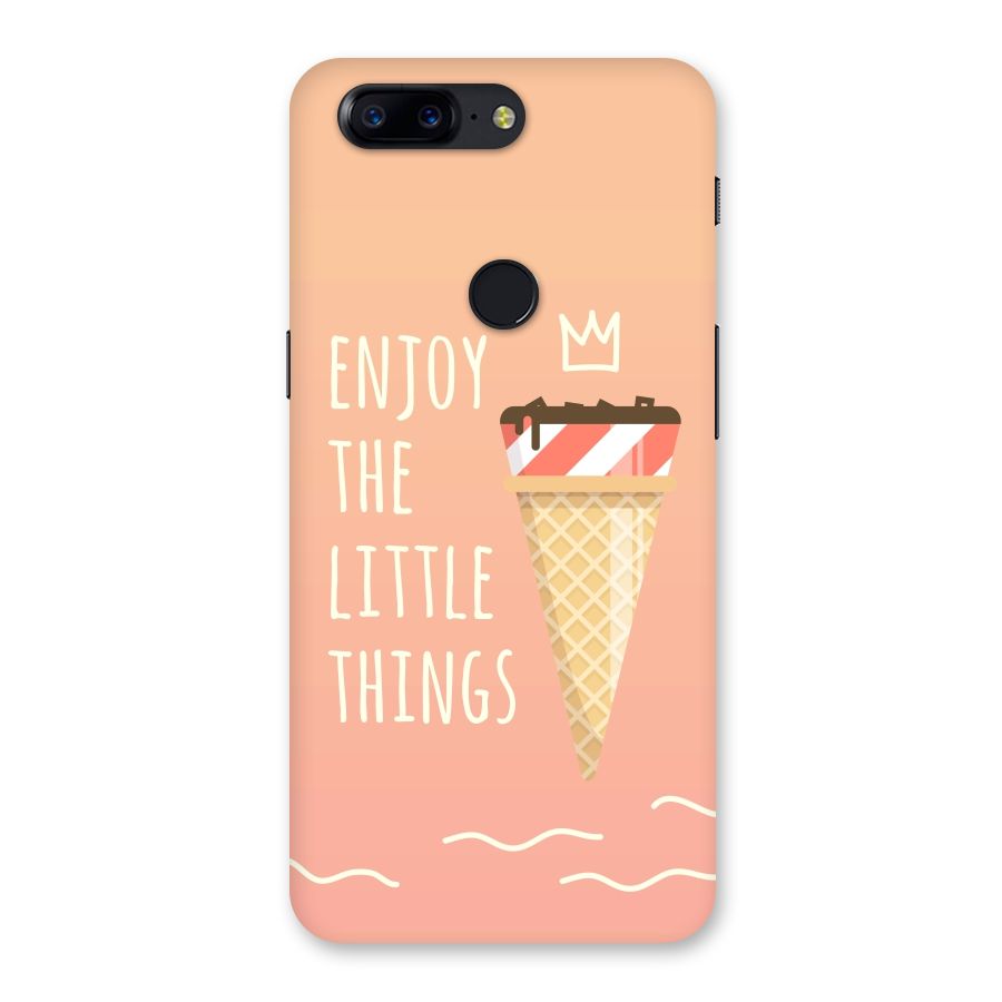 Enjoy the Little Things Back Case for OnePlus 5T
