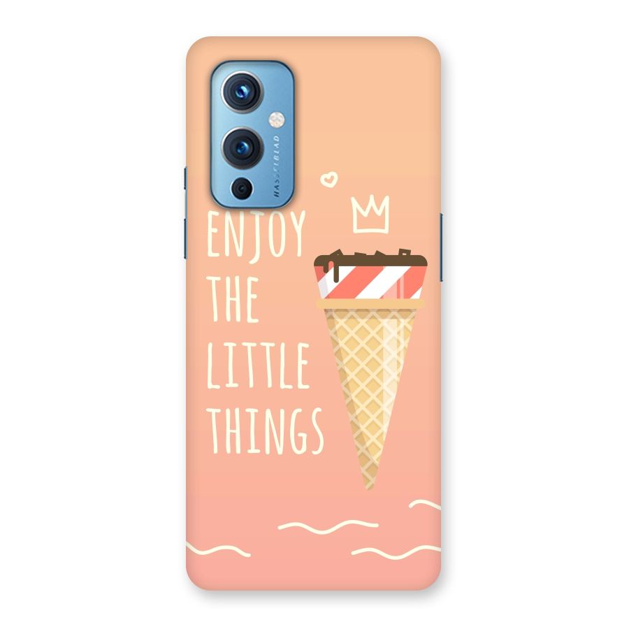 Enjoy the Little Things Back Case for OnePlus 9