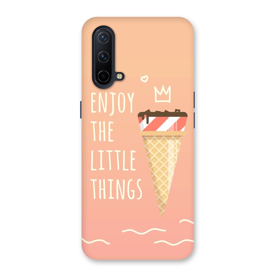 Enjoy the Little Things Back Case for OnePlus Nord CE 5G