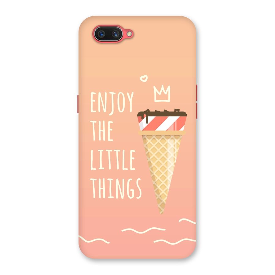 Enjoy the Little Things Back Case for Oppo A3s