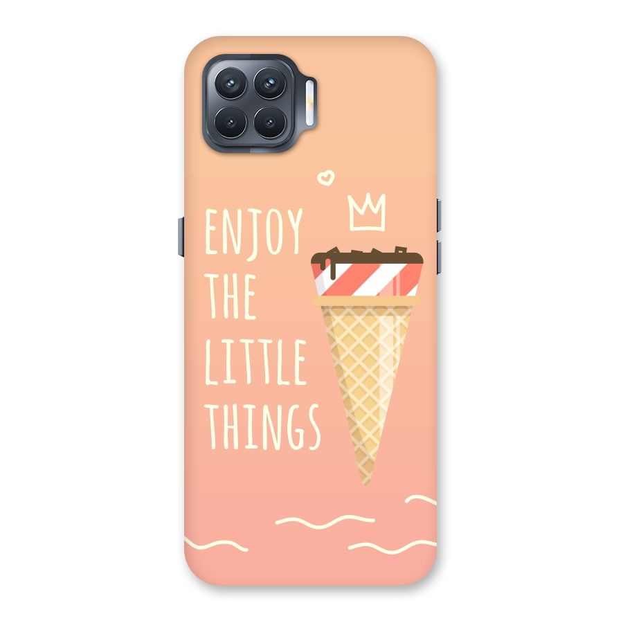 Enjoy the Little Things Back Case for Oppo F17 Pro