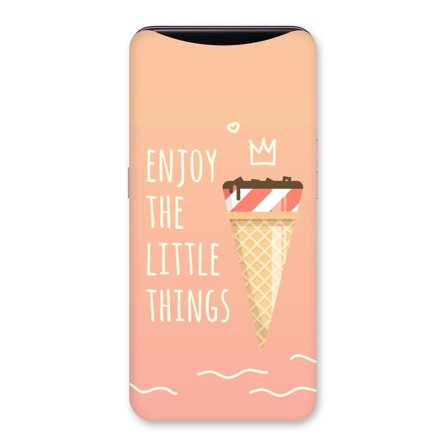 Enjoy the Little Things Back Case for Oppo Find X