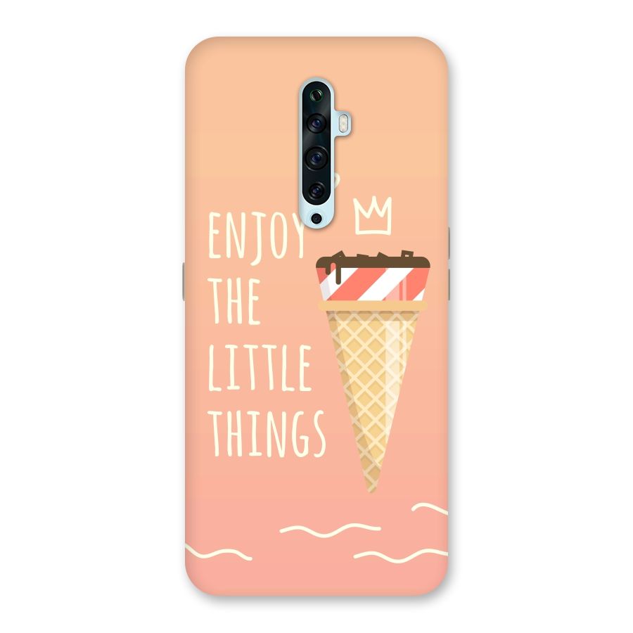 Enjoy the Little Things Back Case for Oppo Reno2 F
