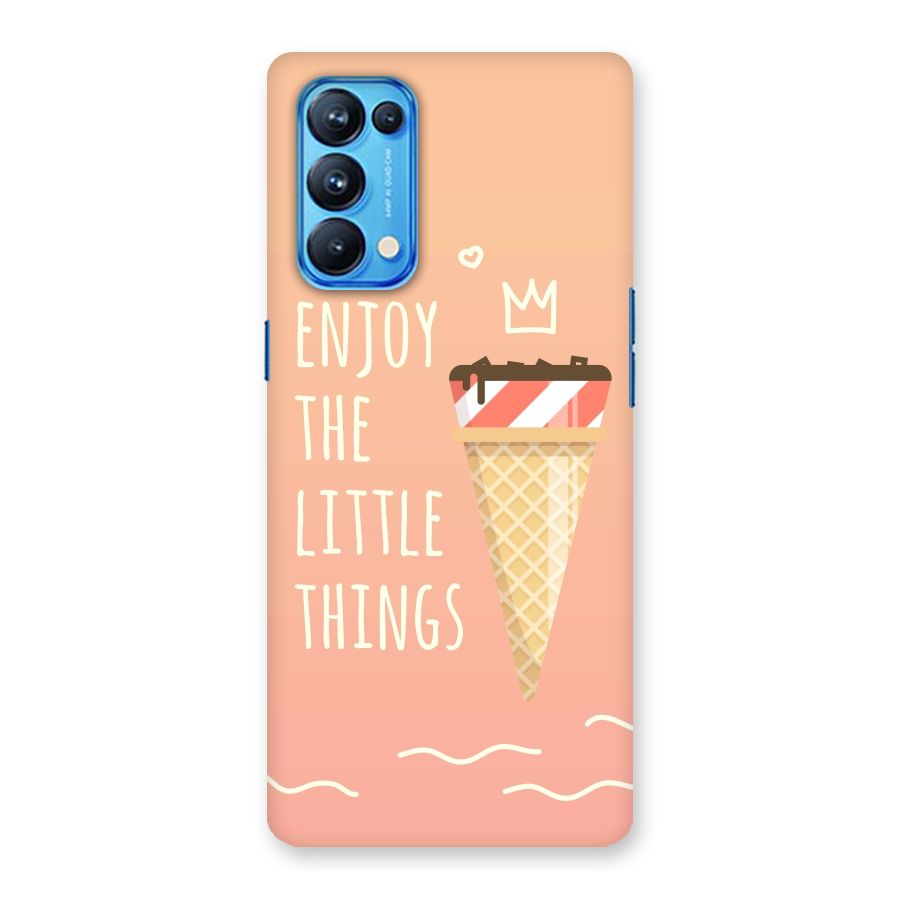 Enjoy the Little Things Back Case for Oppo Reno5 Pro 5G