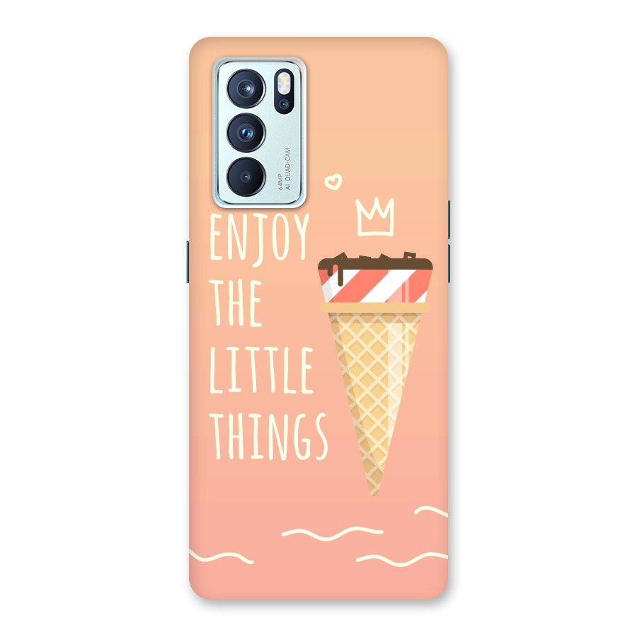 Enjoy the Little Things Back Case for Oppo Reno6 Pro 5G