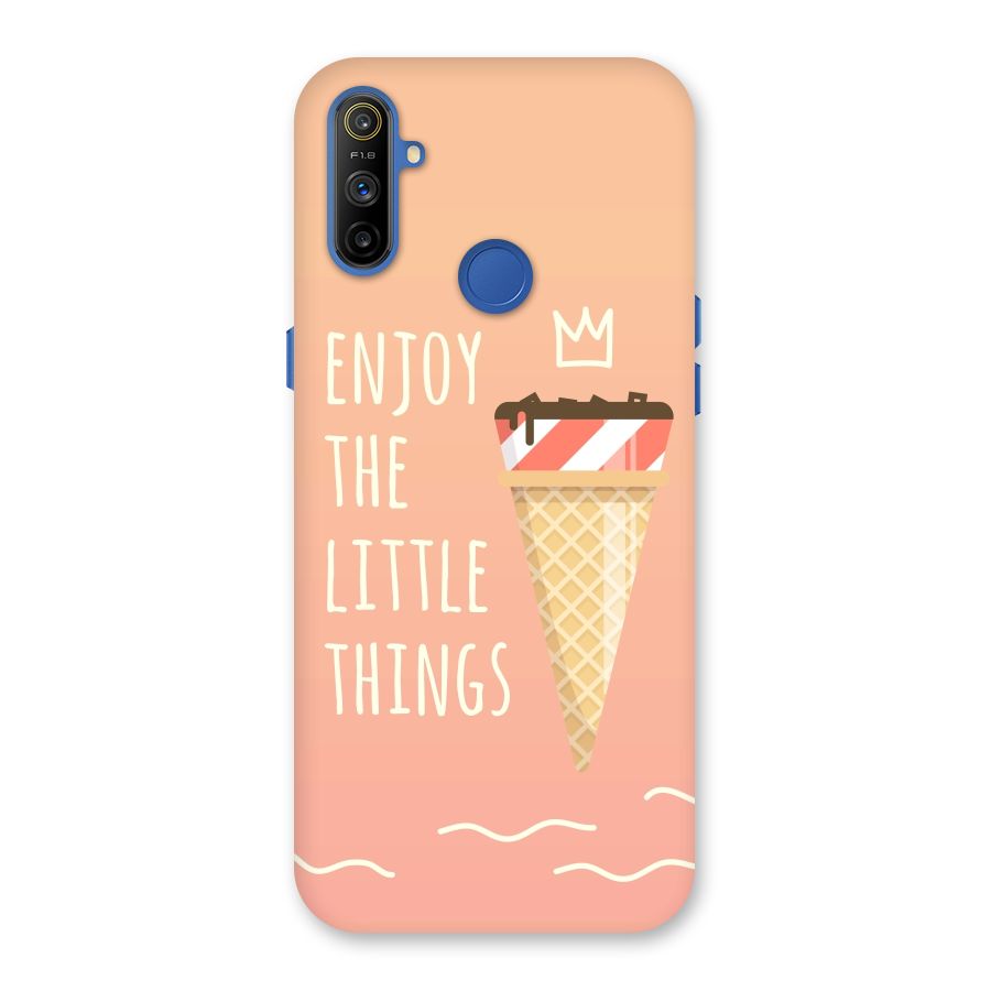 Enjoy the Little Things Back Case for Realme Narzo 10A