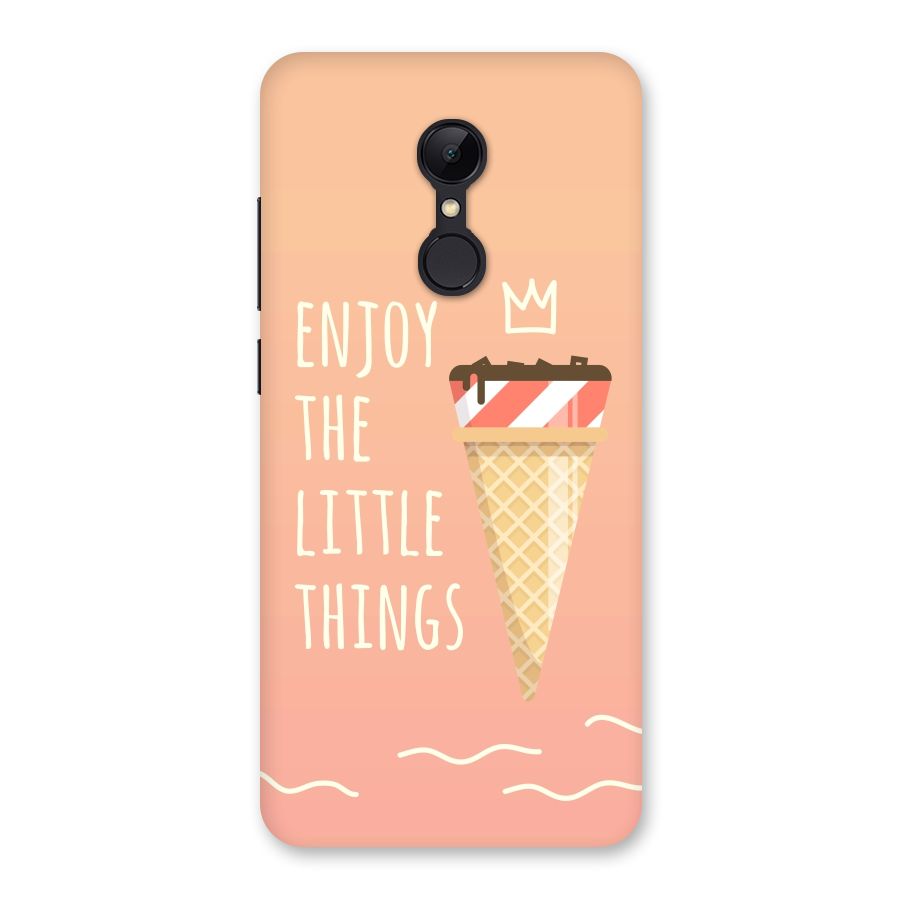 Enjoy the Little Things Back Case for Redmi 5