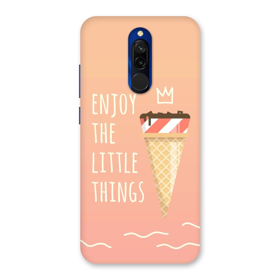 Enjoy the Little Things Back Case for Redmi 8