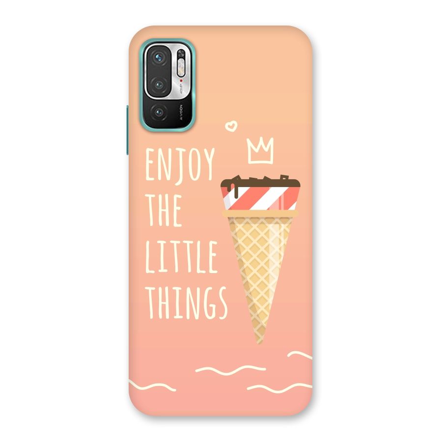Enjoy the Little Things Back Case for Redmi Note 10T 5G