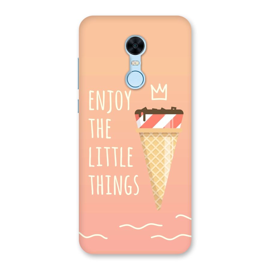 Enjoy the Little Things Back Case for Redmi Note 5