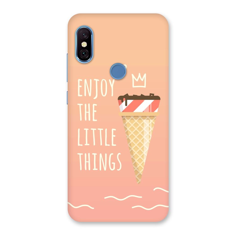 Enjoy the Little Things Back Case for Redmi Note 6 Pro